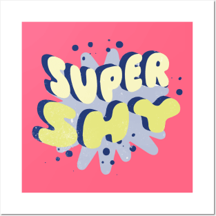 Newjeans New Jeans super shy typography kpop | Morcaworks Posters and Art